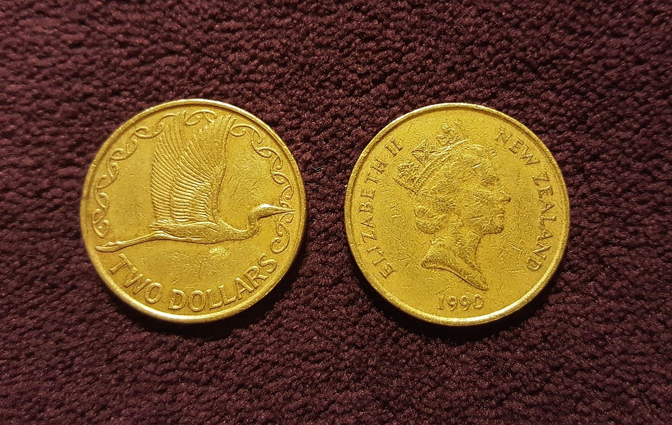 zélandské mince